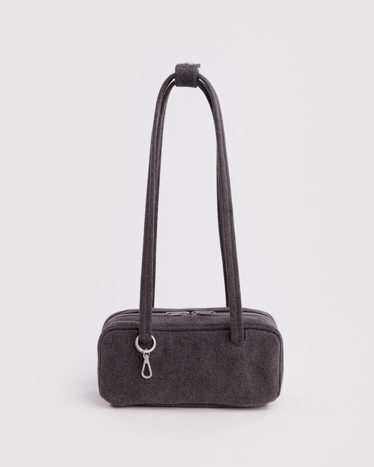 SMALL DENIM BOWLER BAG - US 3698