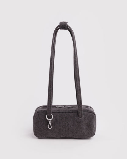 SMALL DENIM BOWLER BAG - US 3698