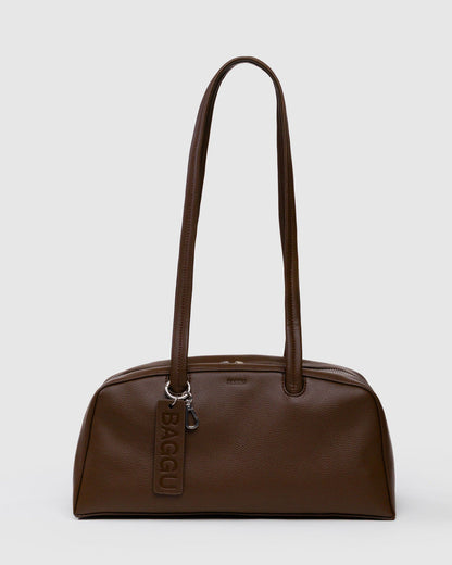 RECYCLED LEATHER BOWLER BAG - US 7000
