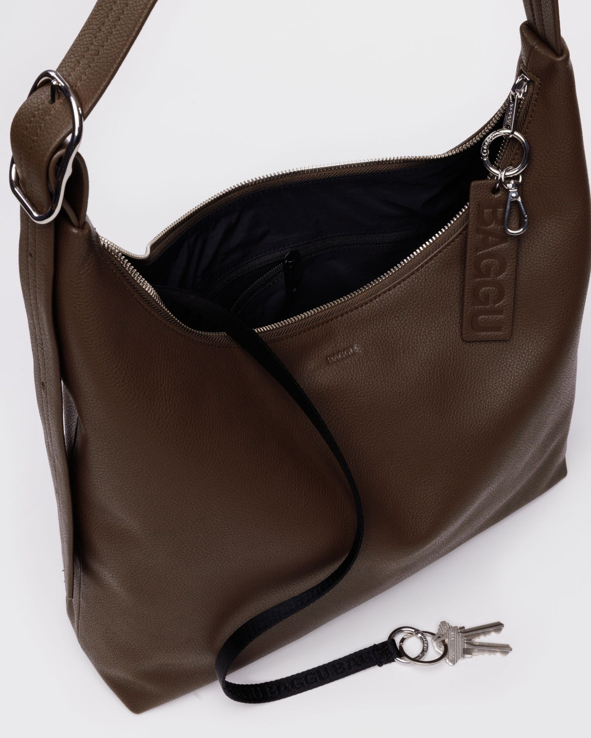 RECYCLED LEATHER SHOULDER BAG - US 1037