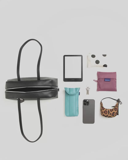 RECYCLED LEATHER BOWLER BAG - US 5143