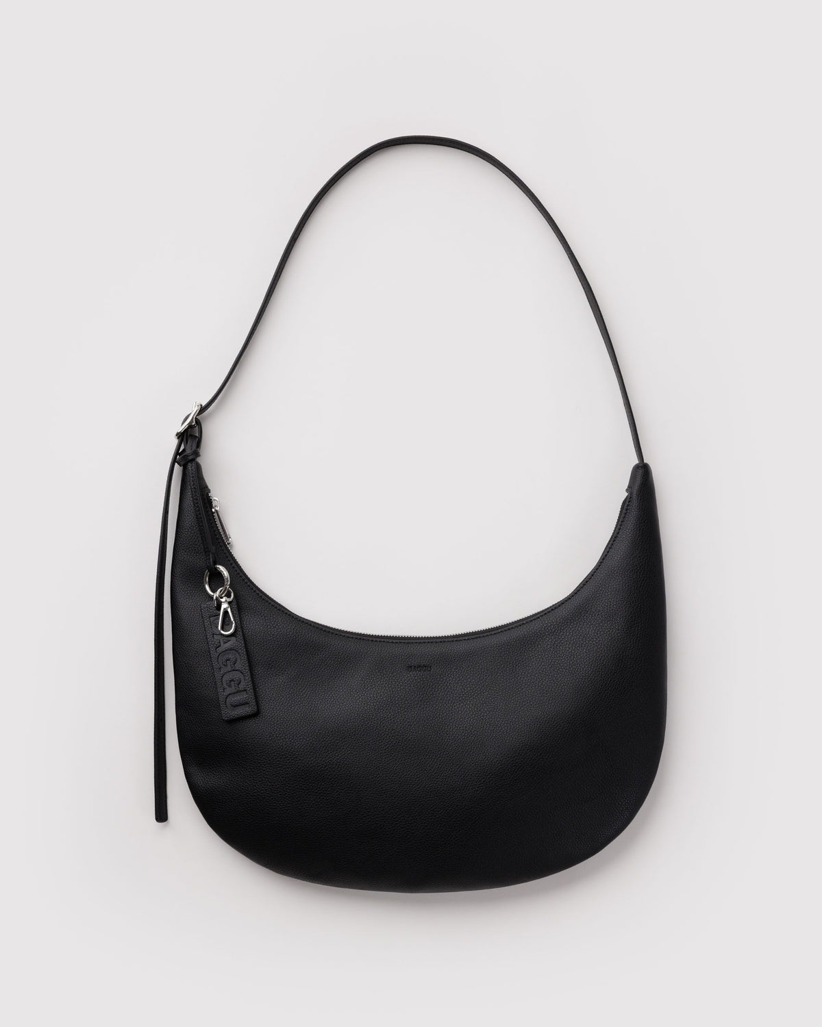 MEDIUM RECYCLED LEATHER FLAT CRESCENT - US 1941