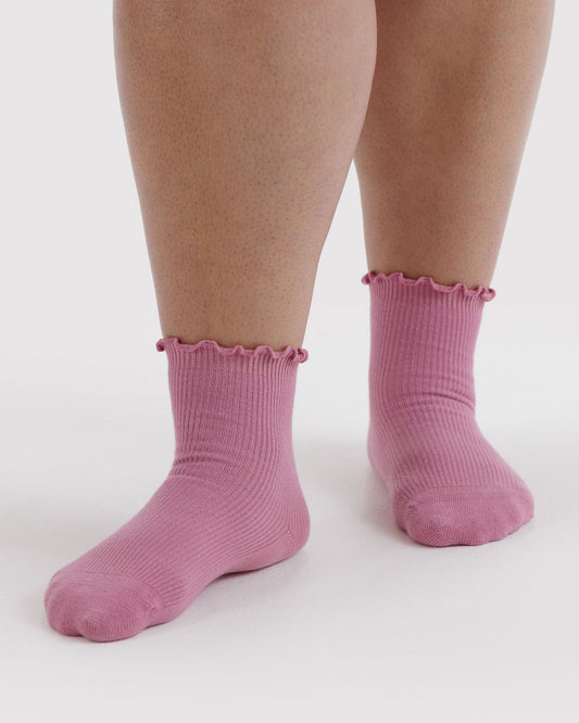 LETTUCE EDGE SOCK SET OF 2 - US 0565