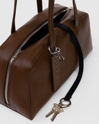 RECYCLED LEATHER BOWLER BAG - US 7000