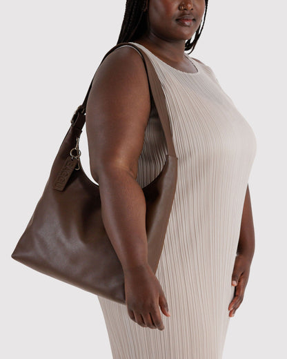 RECYCLED LEATHER SHOULDER BAG - US 1037
