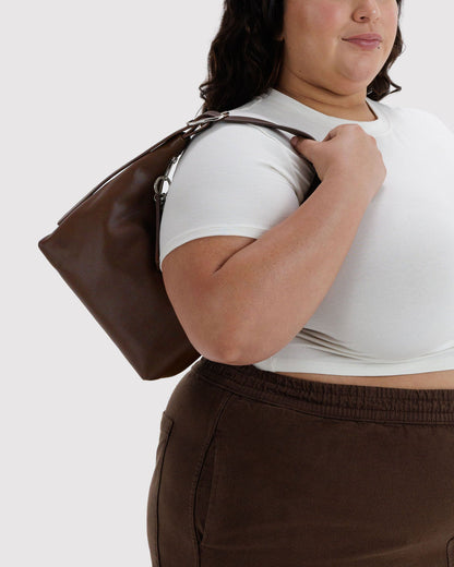 MINI RECYCLED LEATHER SHOULDER BAG - US 2516