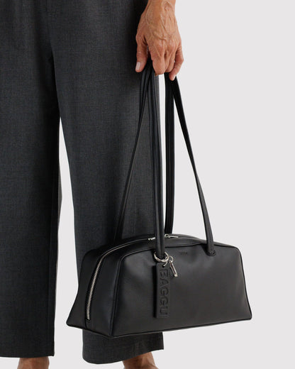 RECYCLED LEATHER BOWLER BAG - US 5143