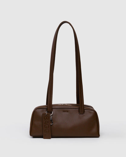 SMALL RECYCLED LEATHER BOWLER BAG - US 1983