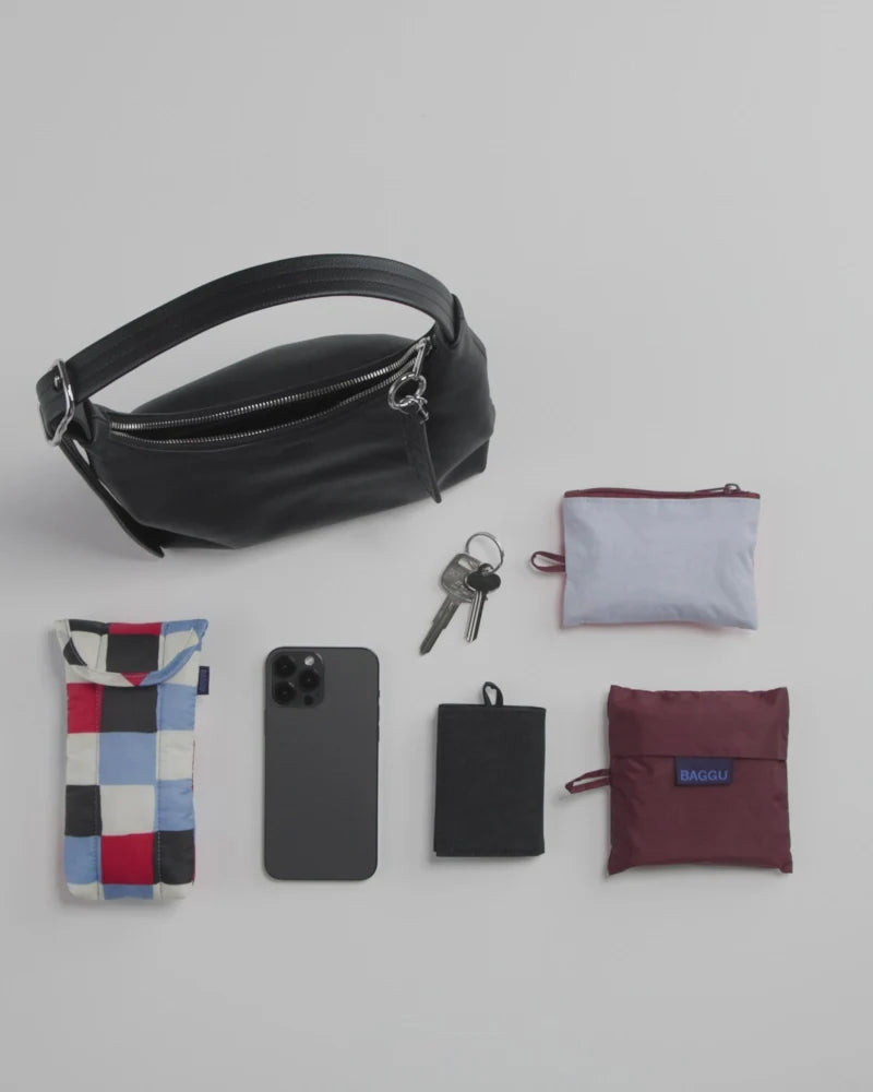 MINI RECYCLED LEATHER SHOULDER BAG - US 1421