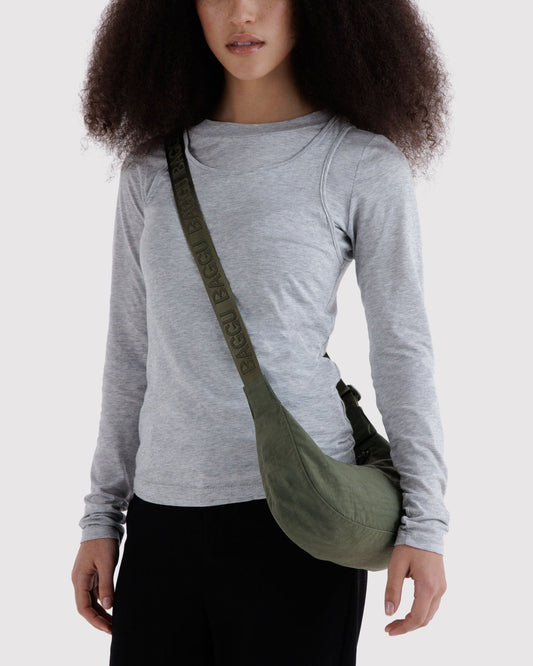 SMALL NYLON CRESCENT BAG - US 1279