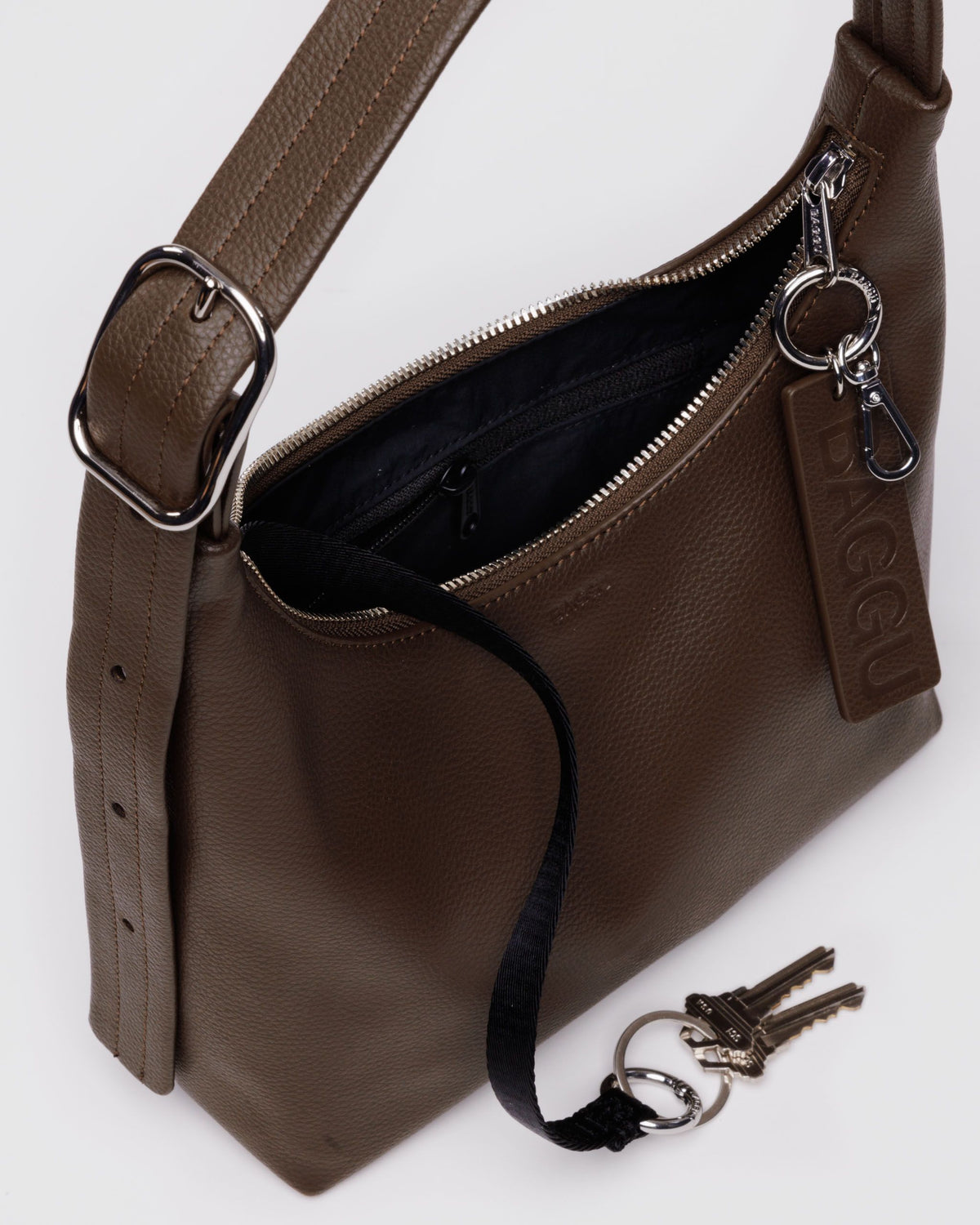 MINI RECYCLED LEATHER SHOULDER BAG - US 2516